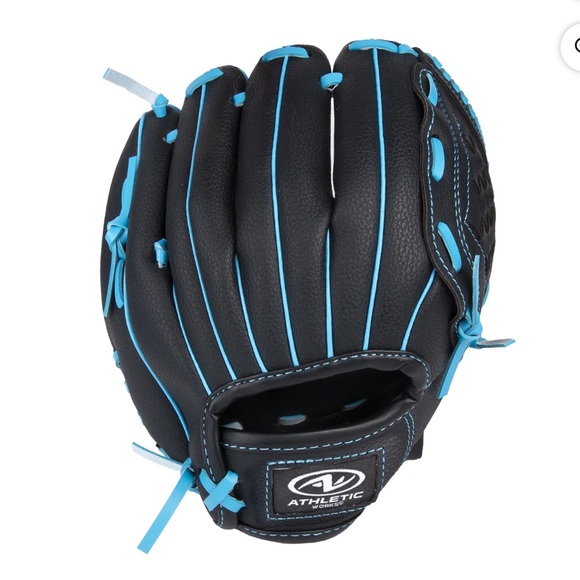 Athletic Works 9.5" Teeball Glove – Youth Beginner Baseball Mitt - Picture 3 of 8